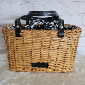 Reaction by Kenneth Cole Wicker Handbag Rectangle